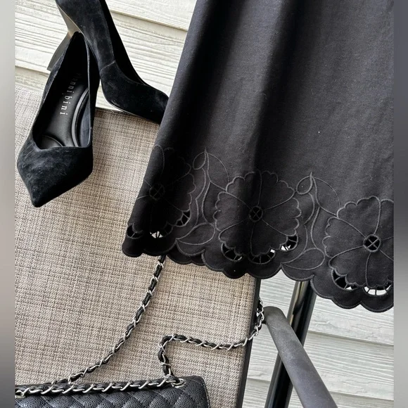 Talbots Black Sleeveless Mini Dress - Picture 3 of 7